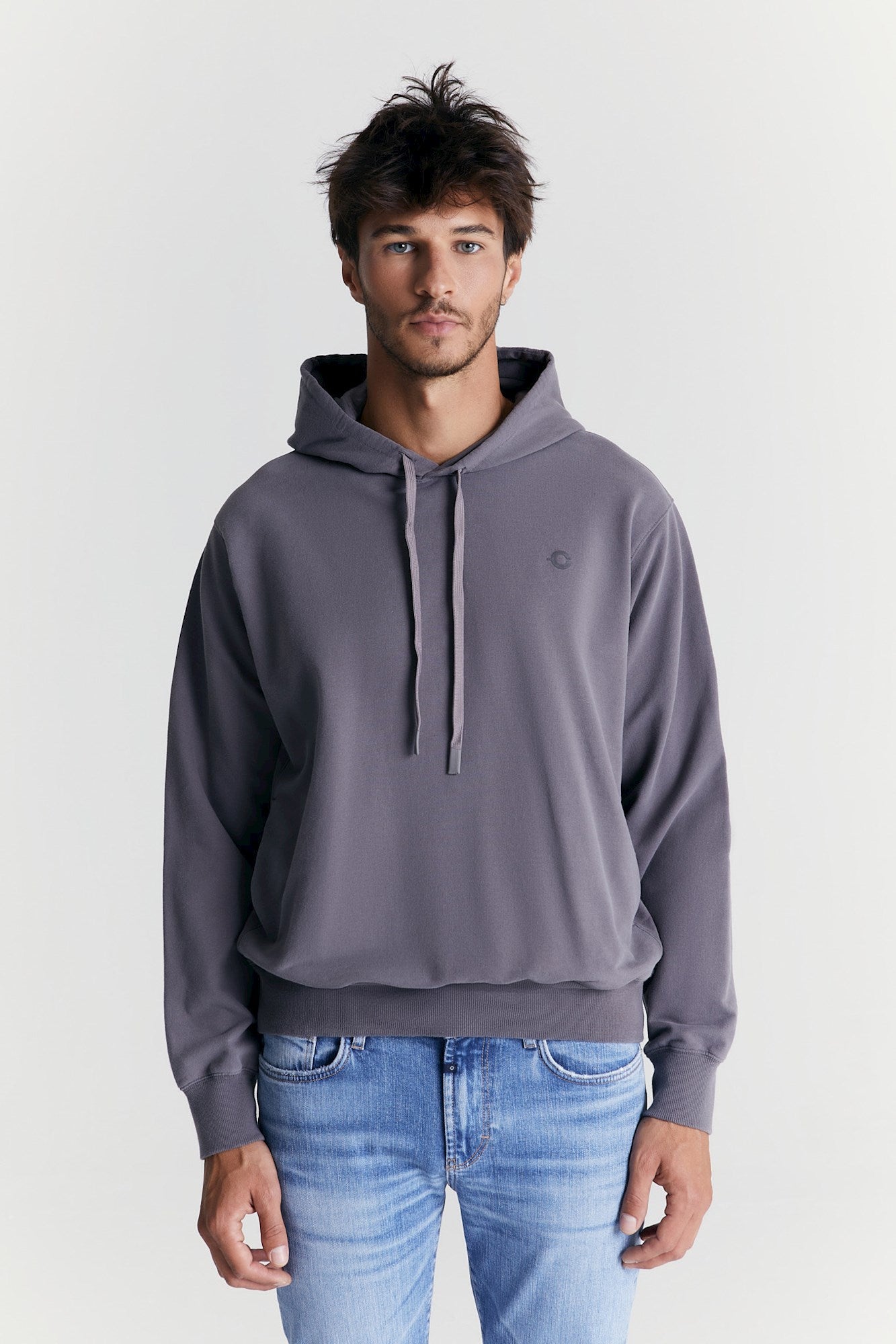 Tony - Hoodie - Grey