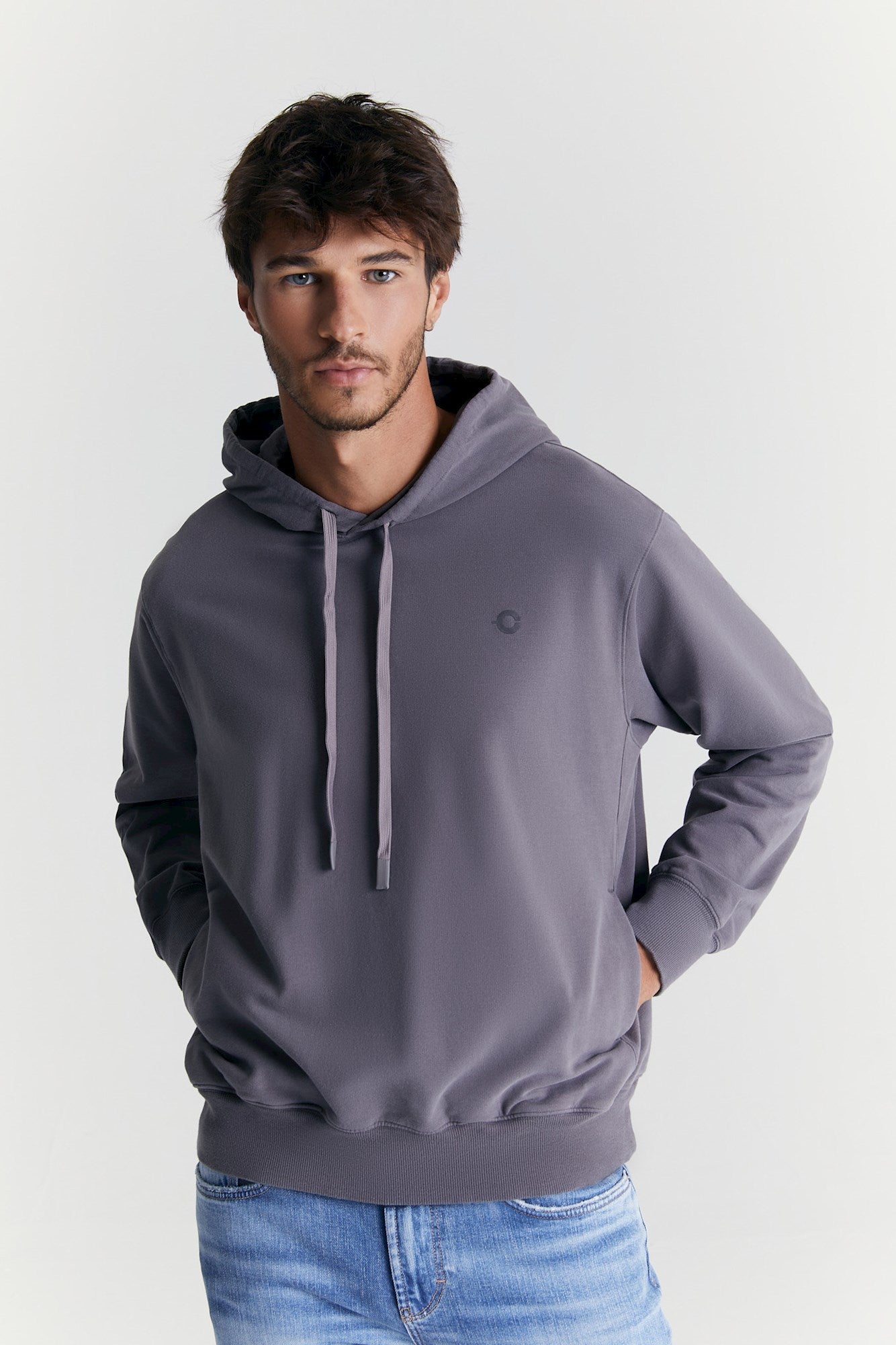 Tony - Hoodie - Grey
