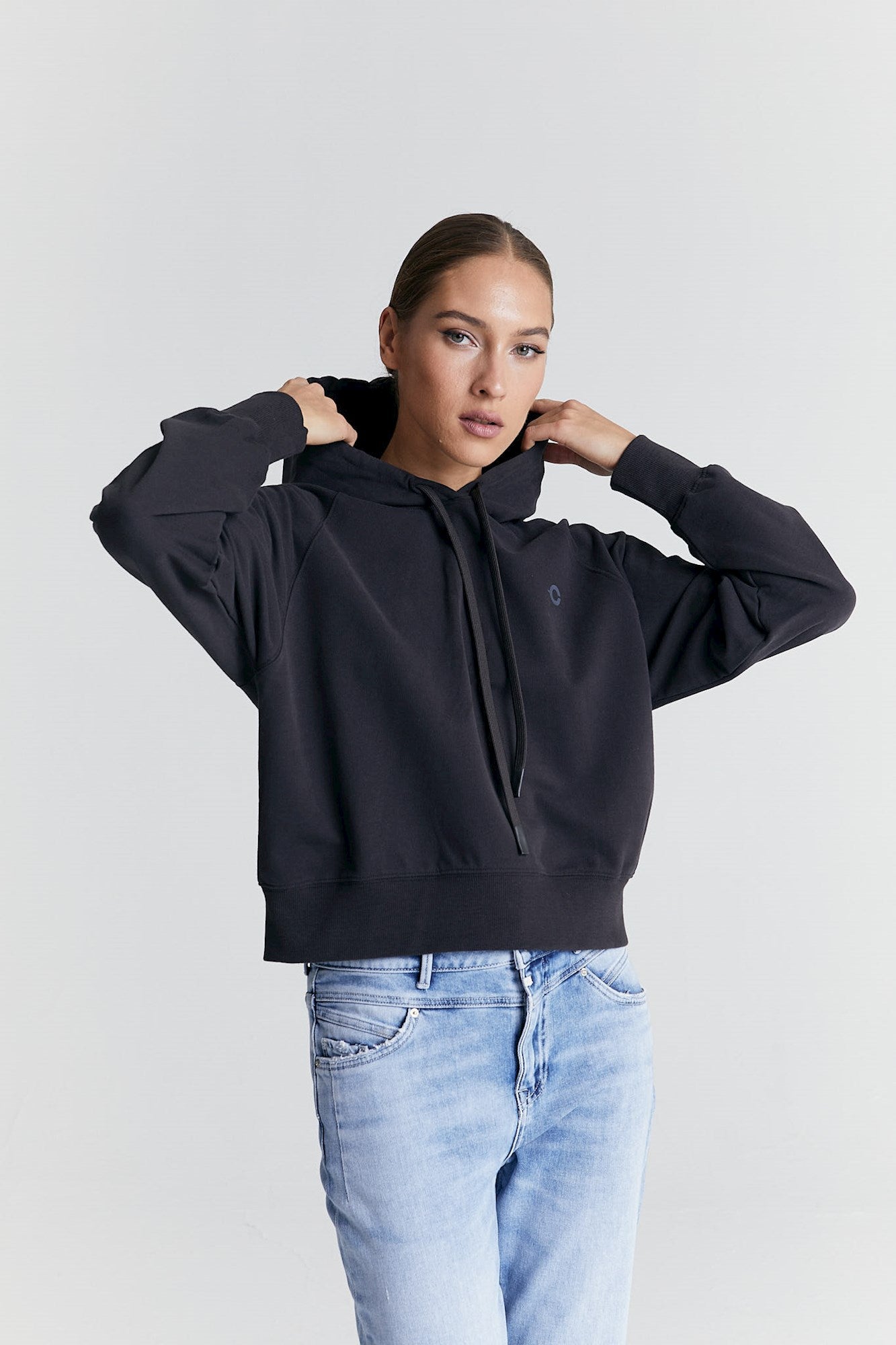 Janice - Hoodie - Anthracite