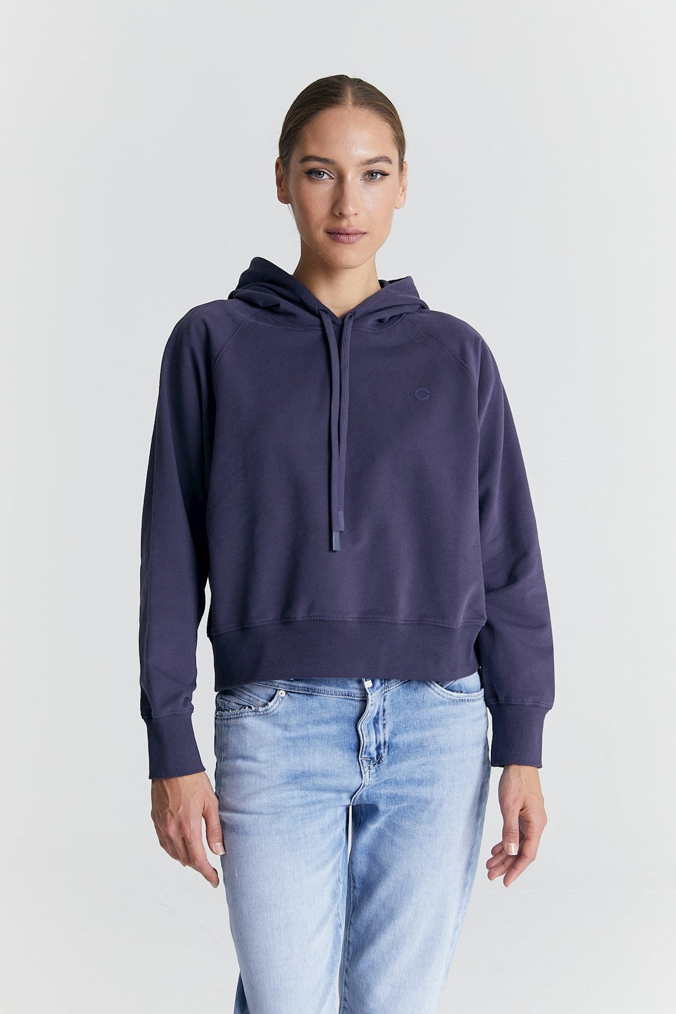 Janice - Hoodie - Navy