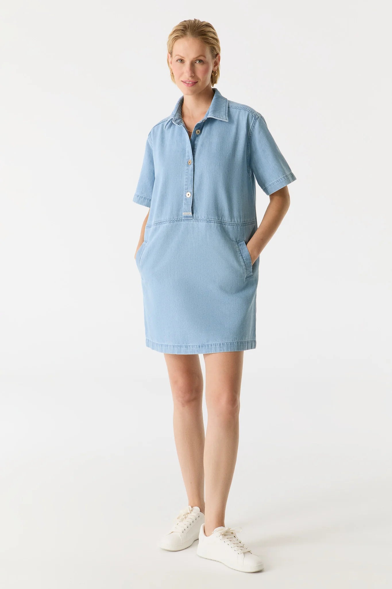 Nelly - Mini Dress - Light Blue