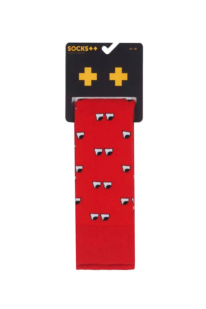 Red Chasing Socks - Red