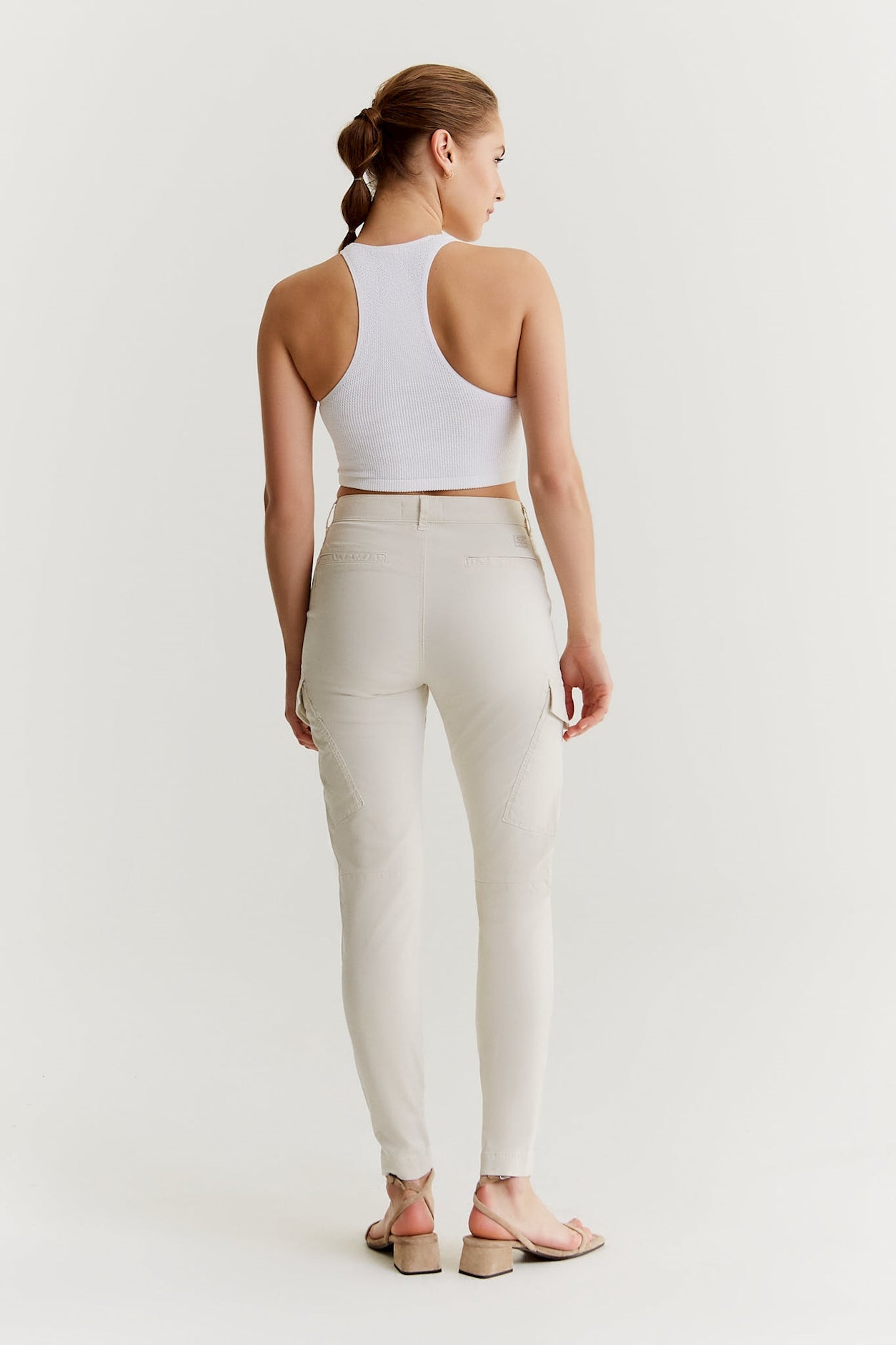 Angel - Slim Fit Cargo - Stein