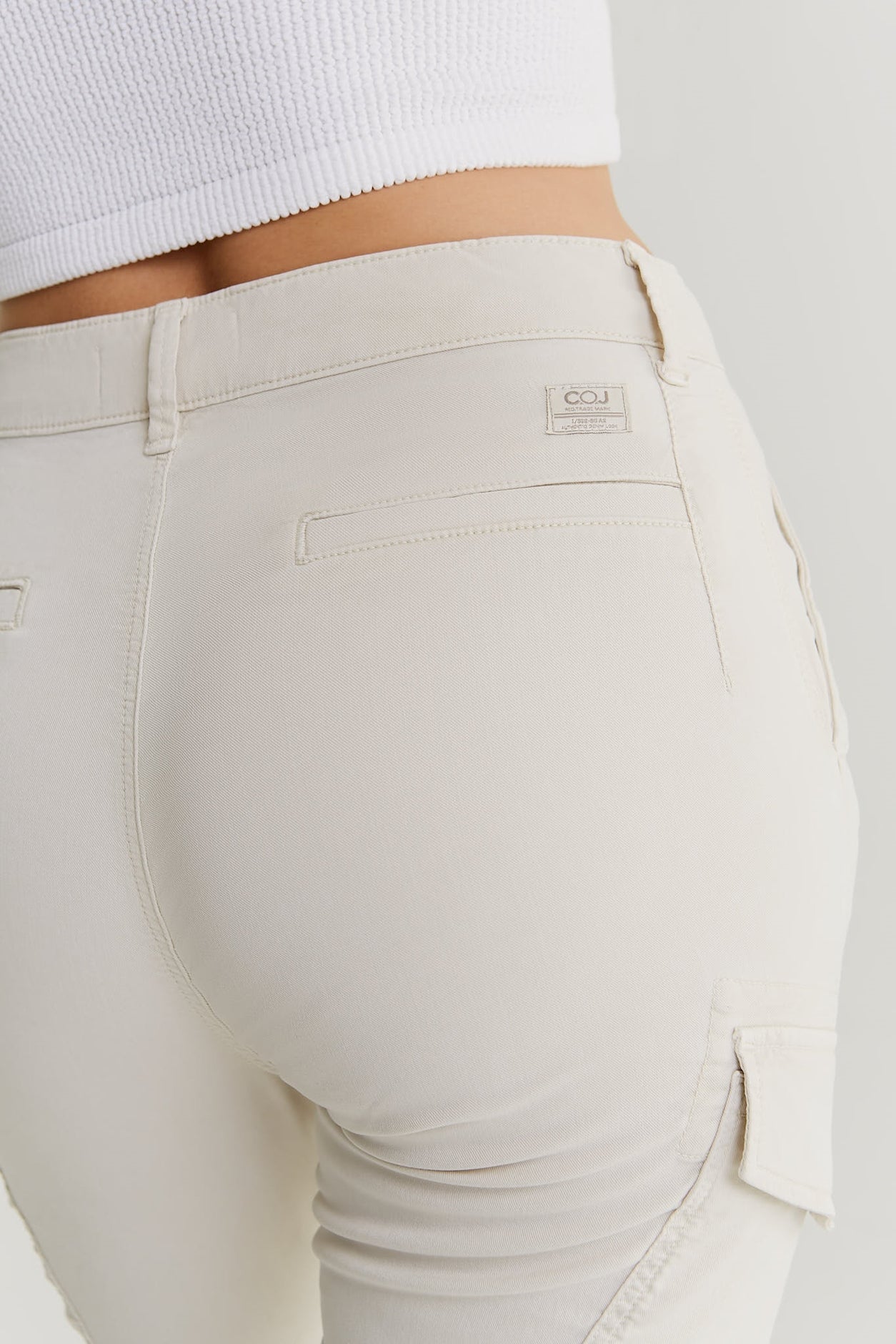 Angel - Slim Fit Cargo - Stein