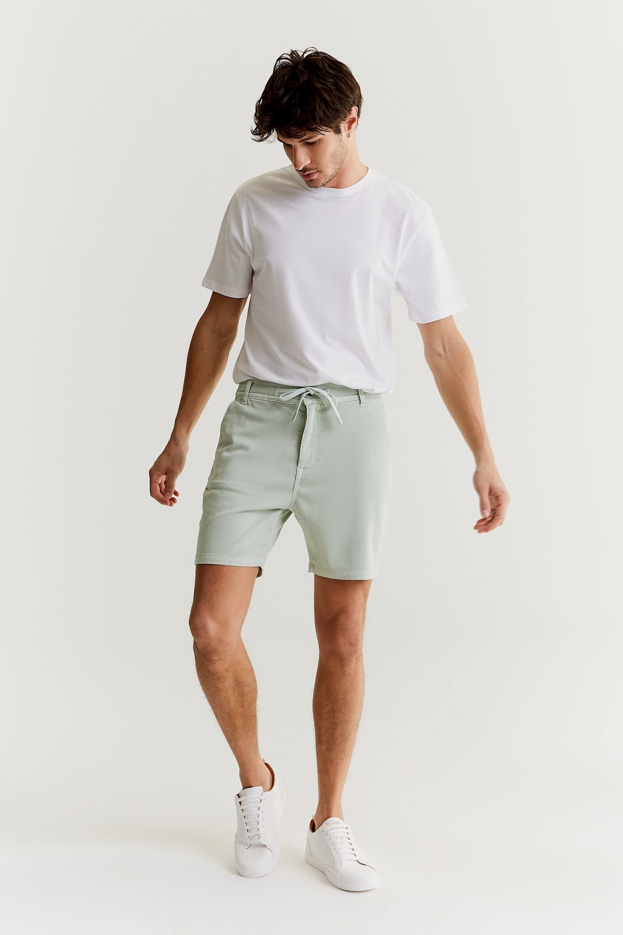 James - Chino-Shorts - Minze