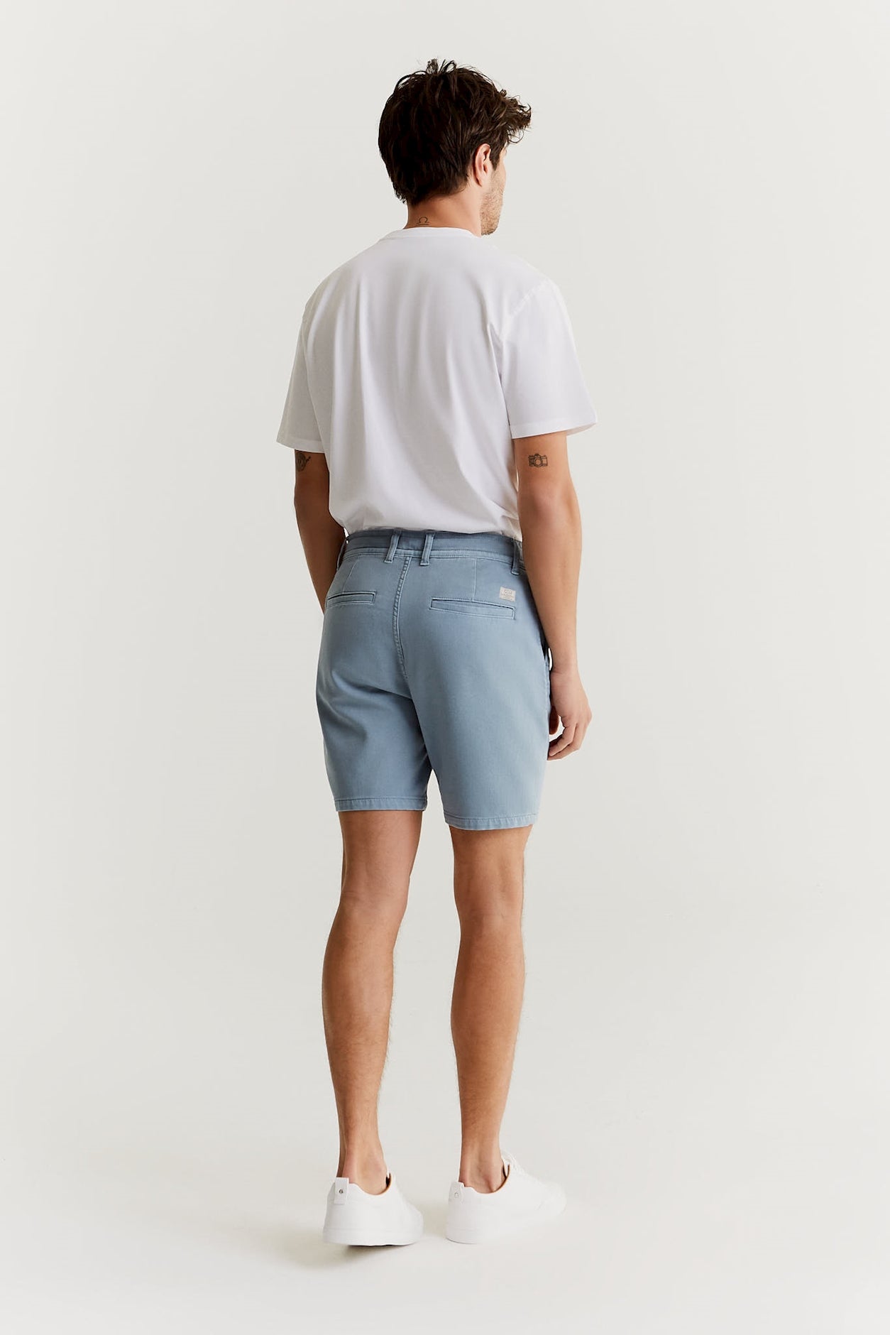 James - Chino-Shorts - Babyblau