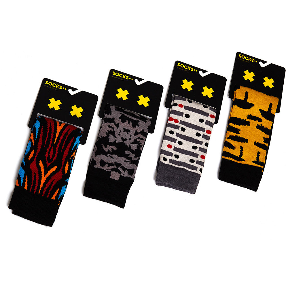 Red Dot Socken - Grau/Rot