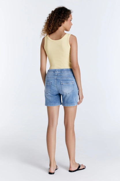 Alice - Jogger Short - Light Blue denim