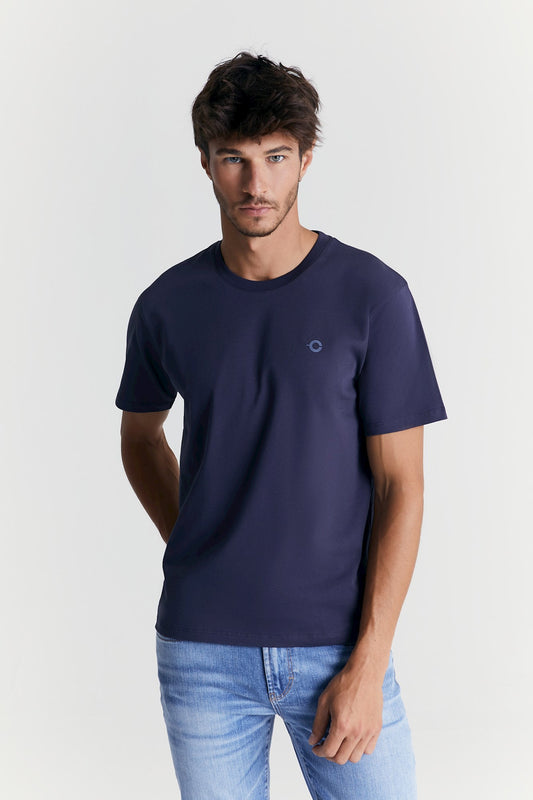 Fin - T-Shirt - Marineblau