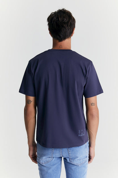 Fin - T Shirt - Navy
