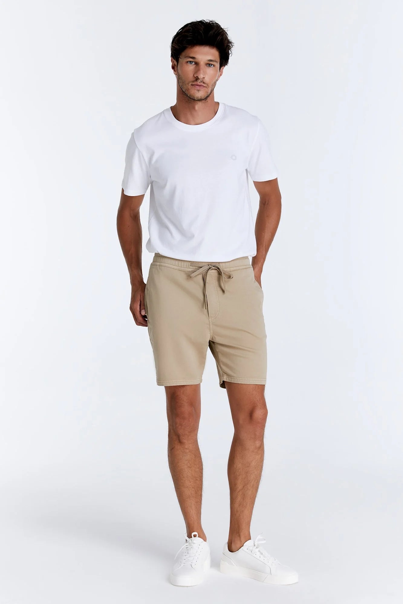 Fred - Jogger Chino Shorts - Beige