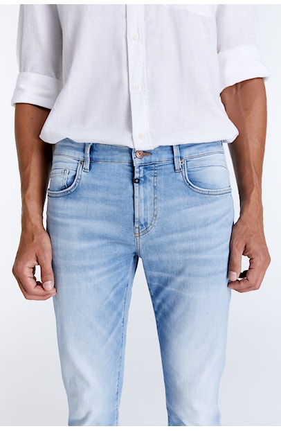 Lance – Straight Fit Jeans – Hellblau