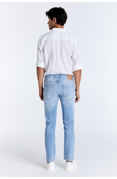 Lance – Straight Fit Jeans – Hellblau