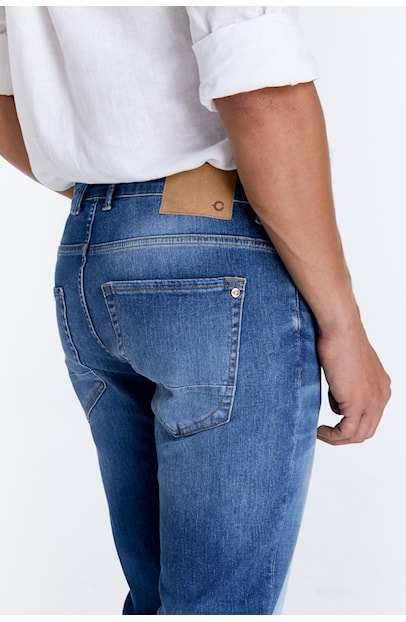 Lance – Straight Fit Jeans – Mittelblau