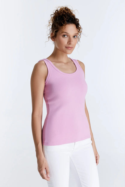 Olivia - Crew Neck Tanktop - Lavender