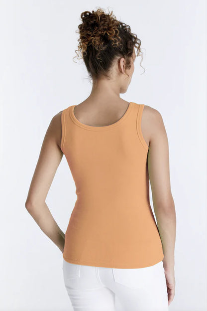 Olivia - Crew Neck Tanktop - Tangerine