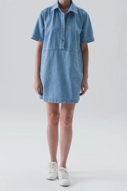 Nelly - Mini Dress - Light Blue
