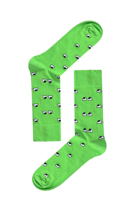 Green Chasing Socks - Green