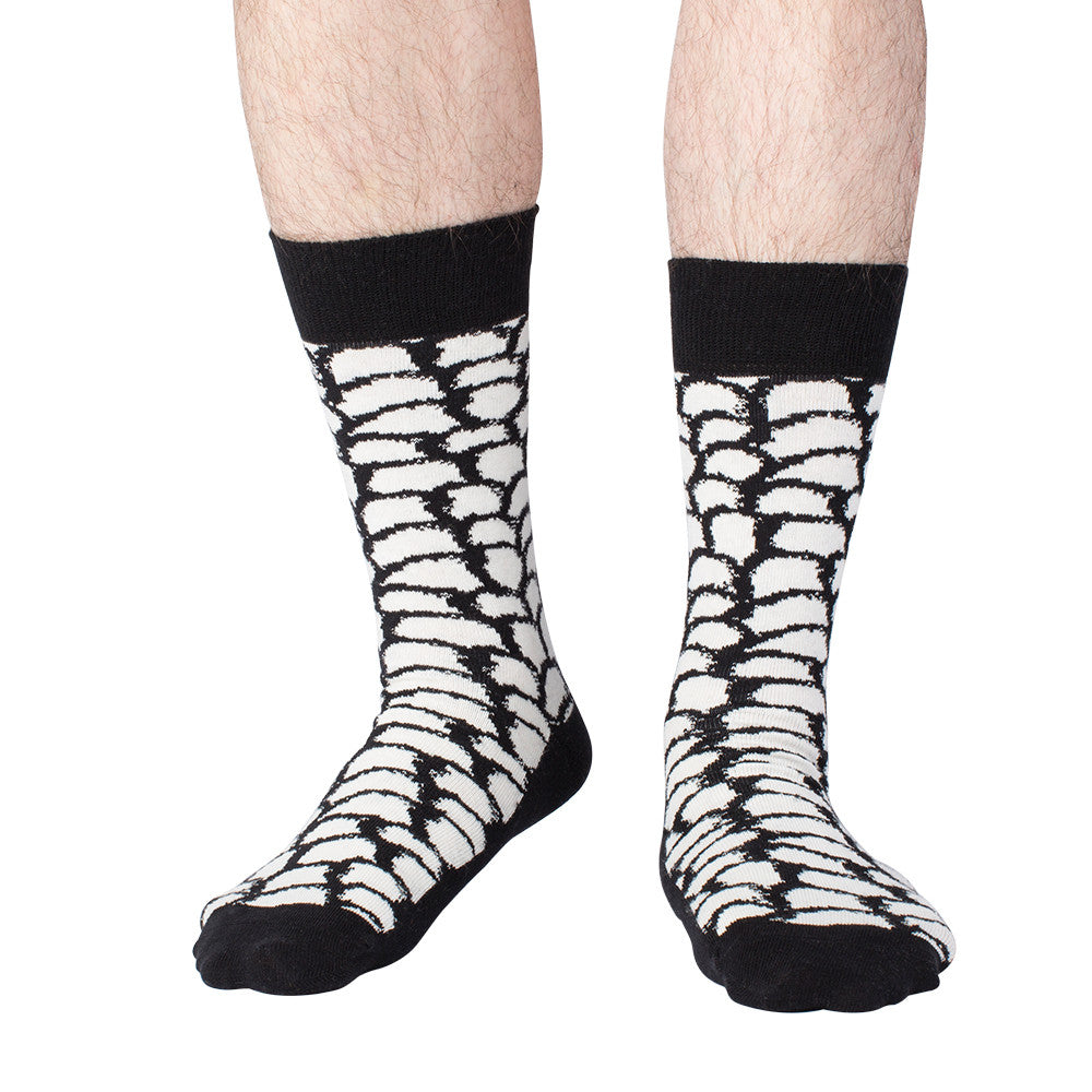 Cloudy Socks - Black/White