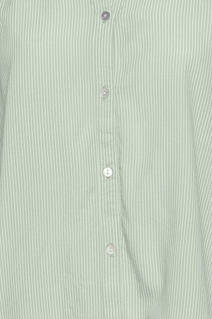 Byfabianne Stripe - Shirt - Frosty Green Mix