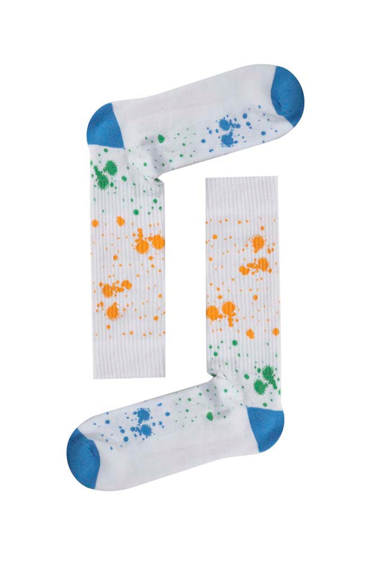 Joy Performance Socken - Weiß/Mehrfarbig