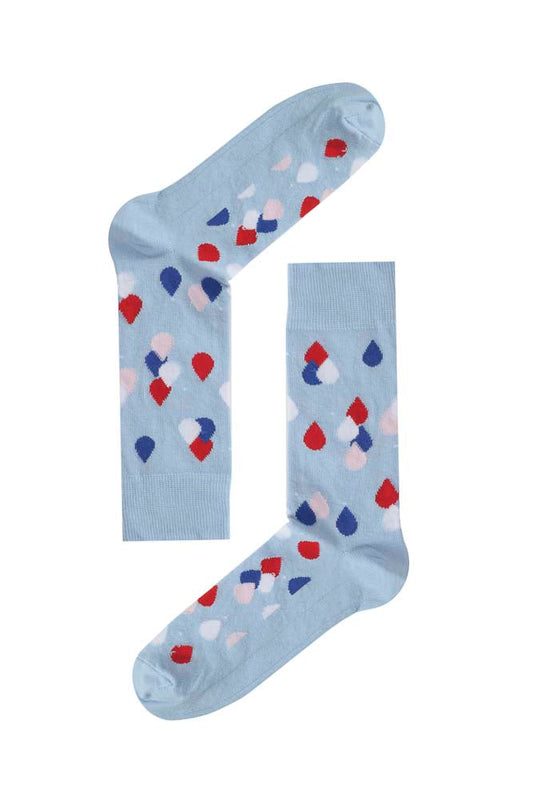 Blaue saftige Socken - Blau/Multi