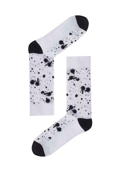 Salt & Pepper Performance Socks - White/Black