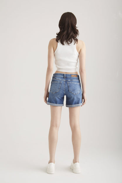 Emma - Denim Short - Deep Blue